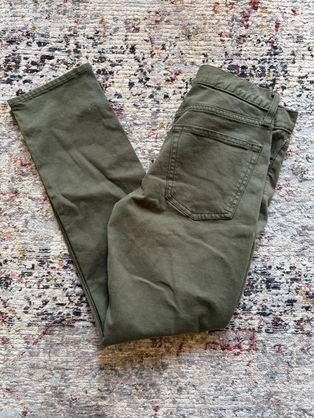 Old Navy Olive Skinny Jeans